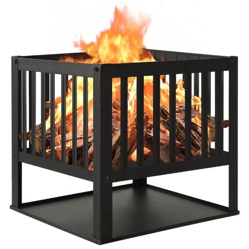 Fire pit 40x40x40 cm steel