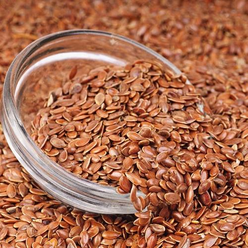 Flaxseeds brown