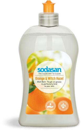 Sodasan Dish Liquid Dish Balm Orange