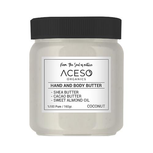 Coconut Extract Hand and Body Cream 160gr