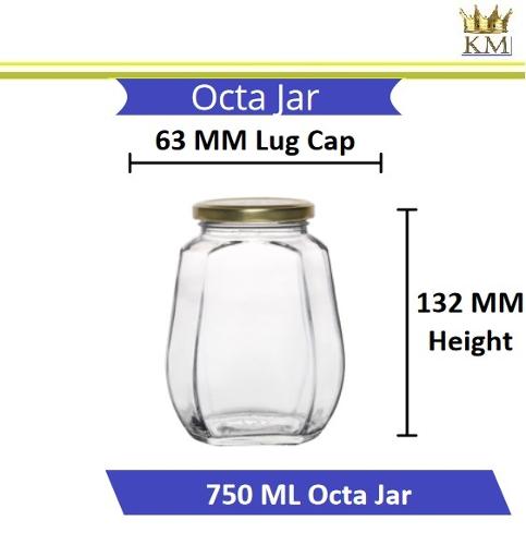 Octa Jar Glass