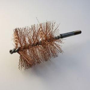 Fine Brass Wire Tube Brush with Ferrule