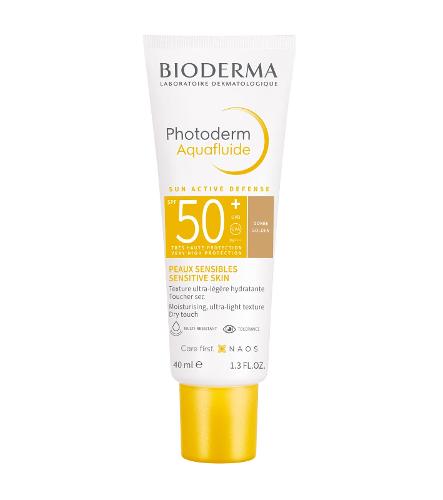 Bioderma – Tinted sunscreen fluid Photoderm Aquafluide SPF50+