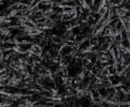 Black Shredded Tissue Paper