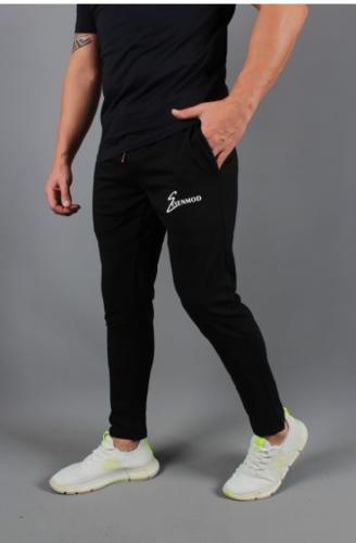 0012 - Slim Fit Black Sweatpants