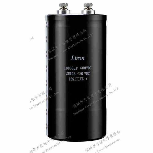 Liron LHRX 105 centigrade screw terminal aluminum electrolytic capacitor