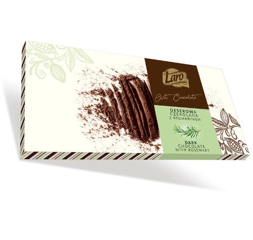 Dark chocolate with caramelized rosemary 90g