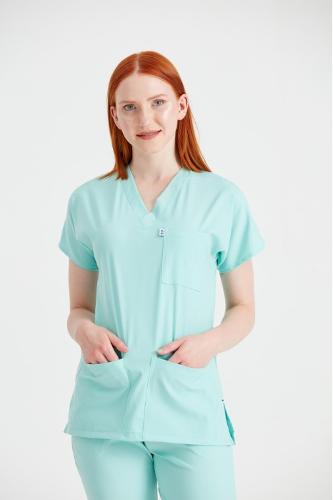 Mint Green Medical Scrub Set - Flex