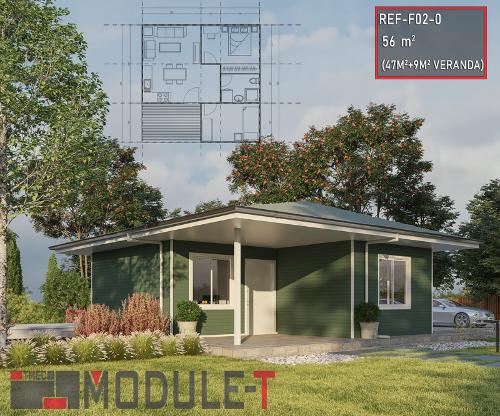 TWO BEDROOM PREFABRICATED HOUSES