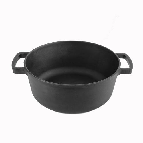 Cast iron pot without lid 6 L