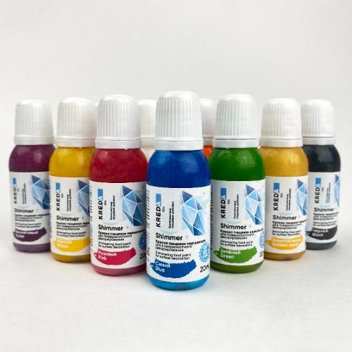 Food dye Kreda Shimmer, shimmery paint for decoration