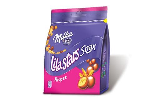 Milka lila stars snax rispee