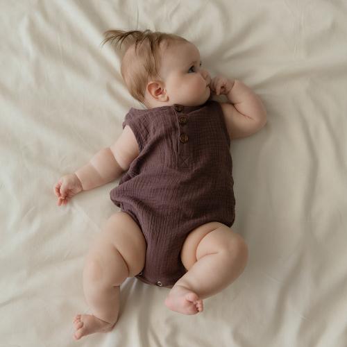 Muslin Bodysuit Chocolate