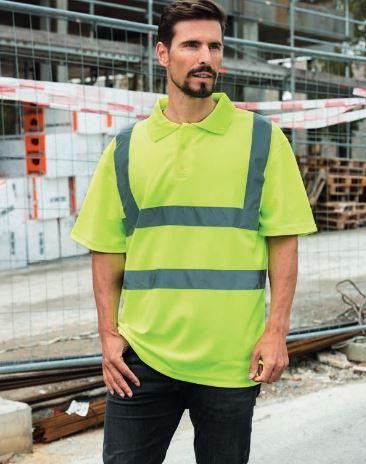 Hi-Vis Poly-Cotton Polo - Cambridge