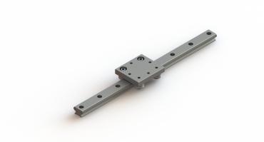 Support rails track roller