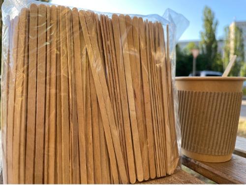 178 mm wooden coffee stirrers for Tea Hot Cold Beverages.