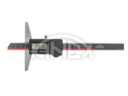 Digital Depth Caliper KINEX 200 mm, 0,01, DIN 862, IP 67