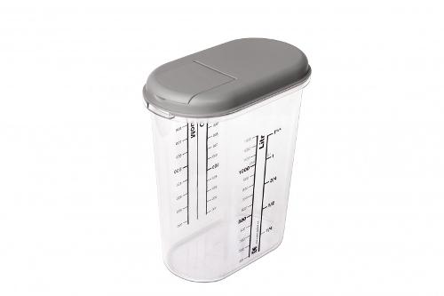 Oval food plastic box 1,5 l