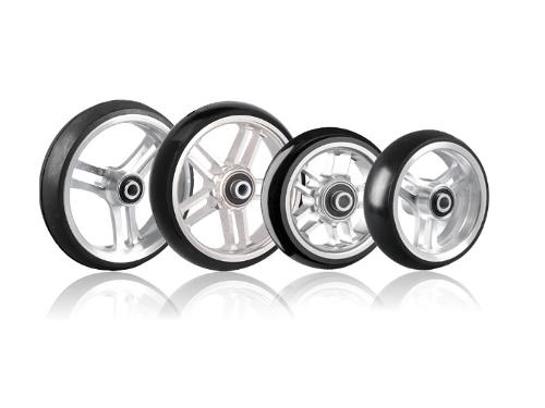 Designer wheels for wheelchairs