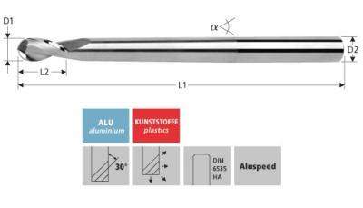 Milling Tools: for aluminium