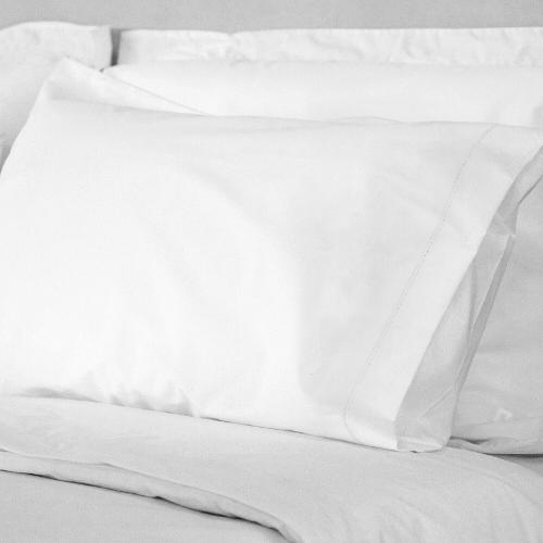Hotel Pillowcases - Percale Cotton/Polyester - with simple sheath