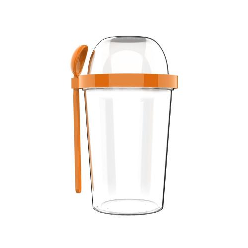 Zweikell Capsule Orange Bpa-free 550 Ml Food Carrying Container