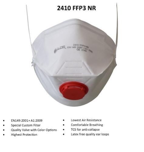 FFP3 SAFETY MASK WITH VALVE