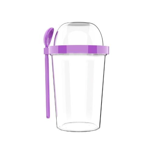 Zweikell Capsule Purple Bpa-free 550 Ml Food Carrying Container