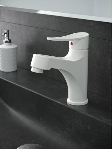 VALA HIGH QUALITY MARACAY WHITE BASIN MIXERS