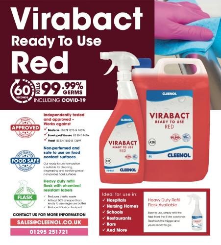 VIRABACT ANTIVIRAL & ANTIBACTERIAL MULTI-SURFACE CLEANERS