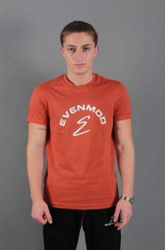 0003 - White Printed Orange T-shirt