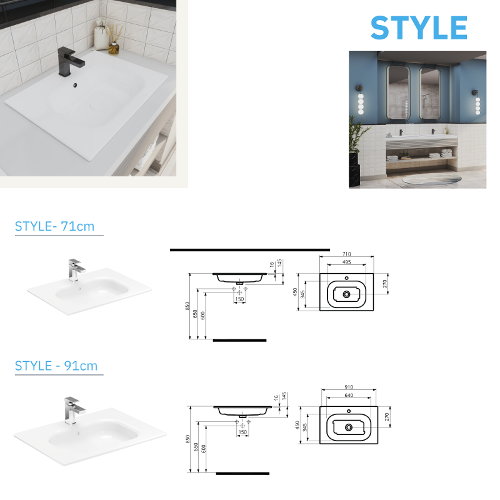 Style 71-91 Washbasin