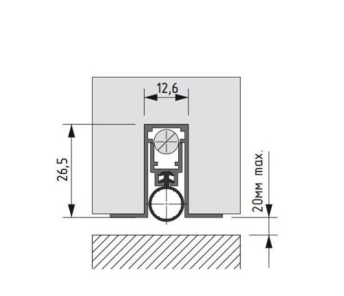 Automatic drop down seal OM 13x27