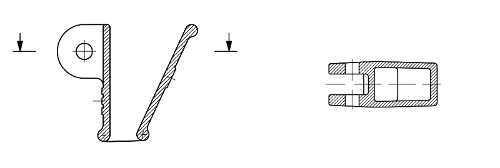 Fixing-kit with wedge for Conti Polyflat and Polyrope