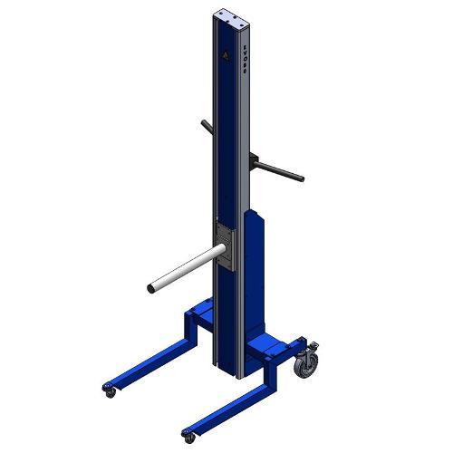 Mobile Elevator With Tube Support For Coils 455 mm, Ø 42.4 mm