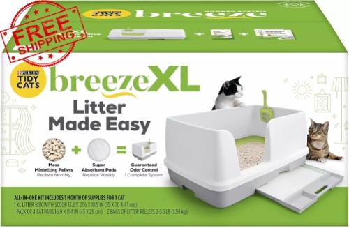 Purina Tidy Cats Non Clumping Litter System, Breeze XL All-I