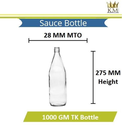 Glass Sauce Bottle