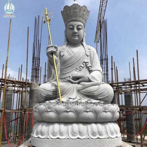 Natural Stone Granite Temple Buddha Carved Buddha Statue