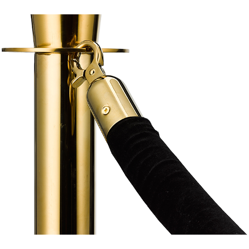 Velvet Rope Gold-black