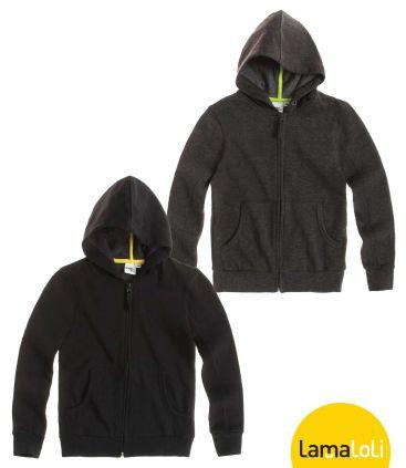 Sweat jacket with hood