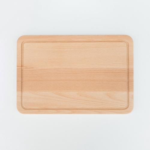 Beech Cutting Board With Groove