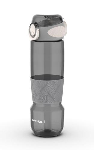 Zweikell Nozer Sleeve Charcoal Bpa Free 650Ml Tritan Bottle