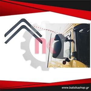 Truck wind deflectors