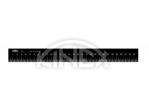 Aluminium Ruler Non-magnetic Light KINEX BLACK COAT...