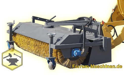 Sweeper for DM yard loader / wheel loader