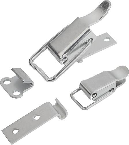 Latches with draw bail