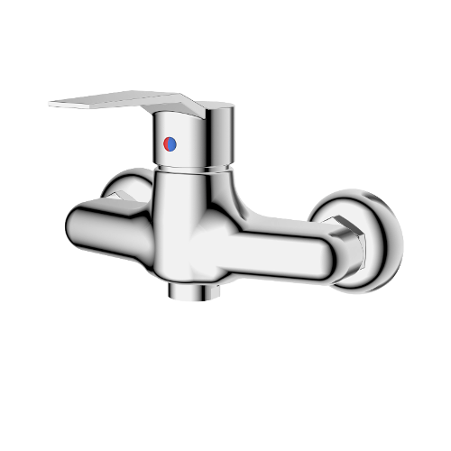 Exposed shower mixer without shower kit