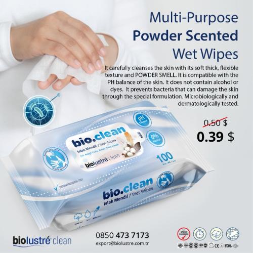 Biolustre 100pcs Wet Wipes