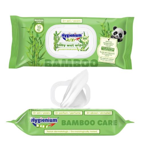 Hygienium bamboo care wet wipes for baby 80