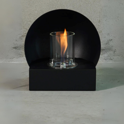 Korflame Metto Black Table Fireplace